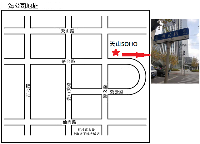 Shanghai Office Map