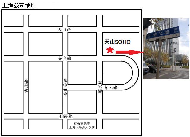 上海事務所地図